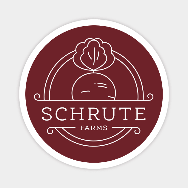 Schrute Farms Bed and Breakfast Magnet by hinoonstudio